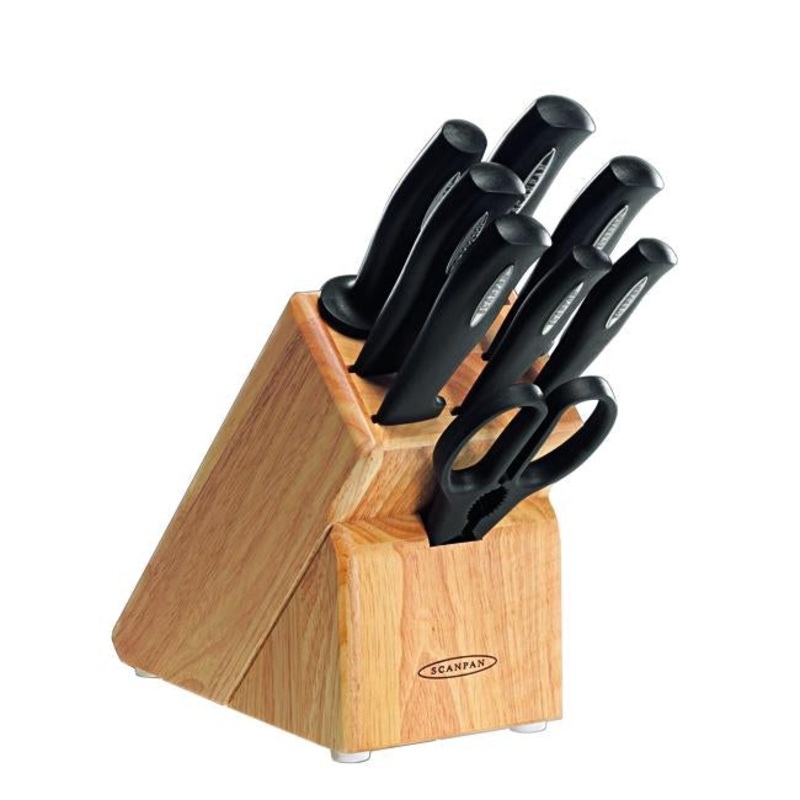 Scanpan Microsharp 9 Piece Cutlery Block