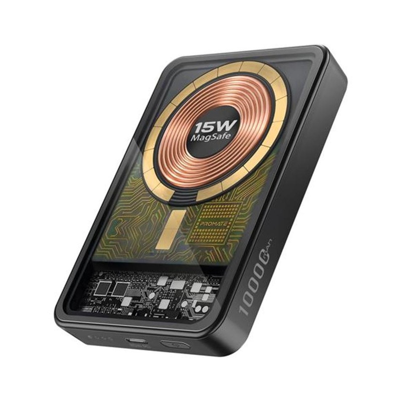 Promate 10000Mah Power Bank LUCIDPACK-10BK