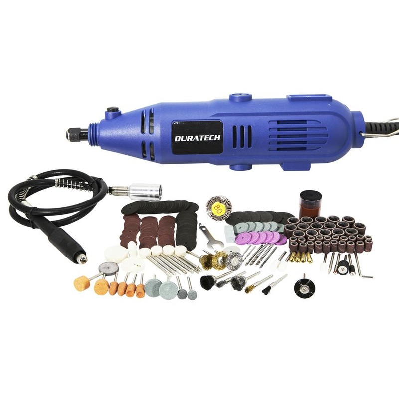 210 Piece Rotary Tool Kit with Flexible Shaft
