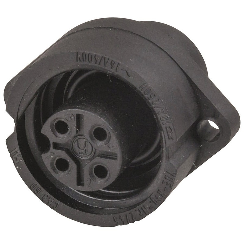 3 Pole + Pre-earth CA Series Panel Socket