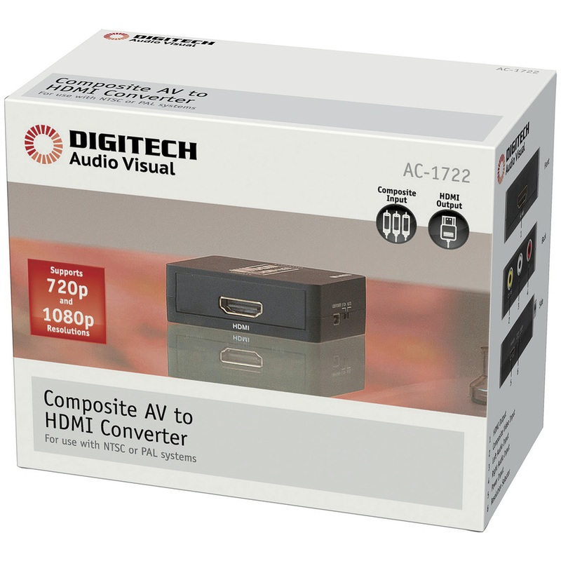 Composite AV to HDMI Converter