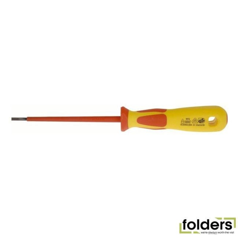 Flat blade 3.0 x 100mm screwdriver
