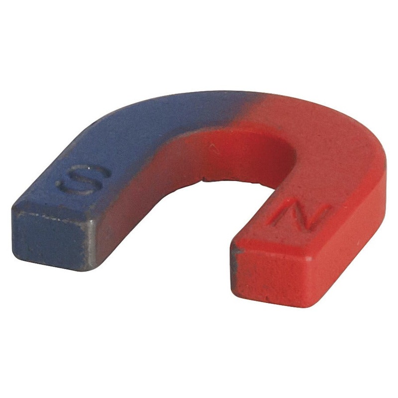 U Shaped Magnet - Red/Blue