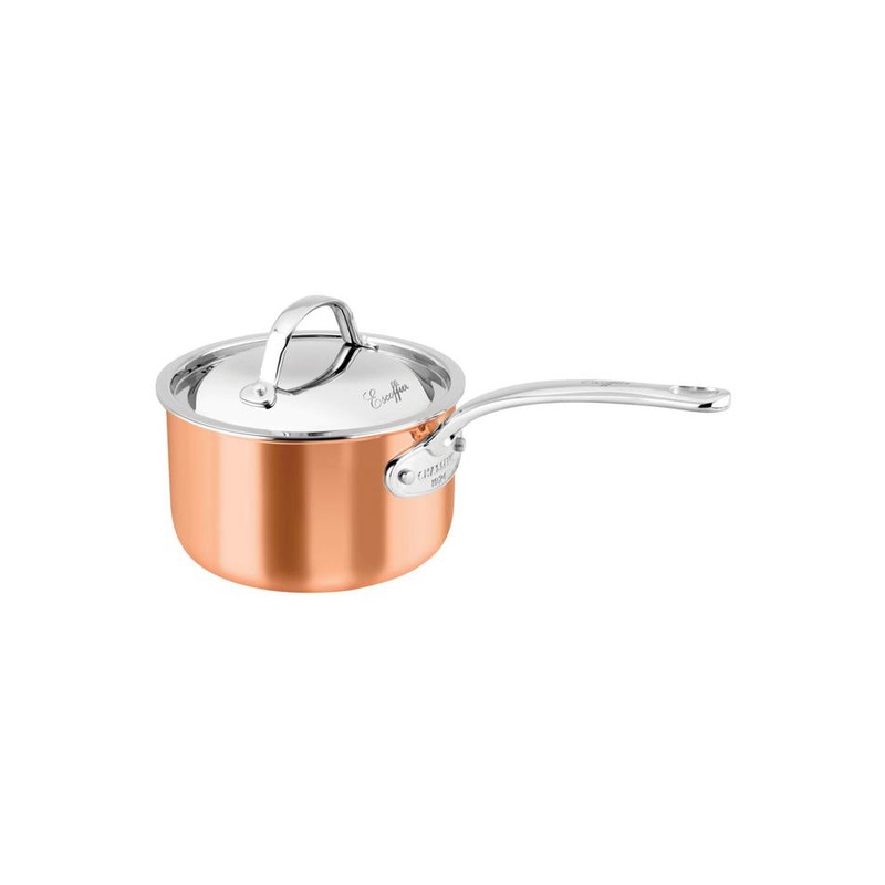 Chasseur Escoffier Induction Saucepan 14 X 9Cm/1 Litre, Copper 20037