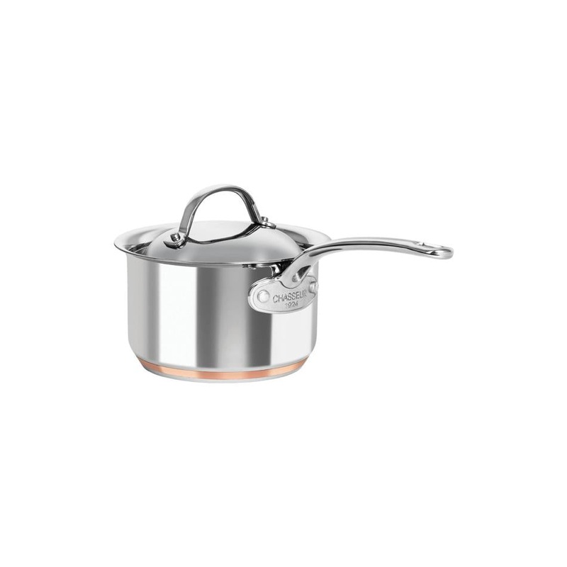 Chasseur Le Cuivre 16x10cm/1.9L Saucepan With Lid 19865