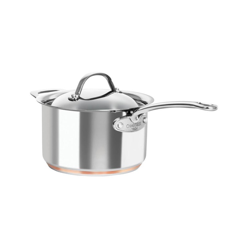 Chasseur Le Cuivre 20x12cm/3.4L Saucepan With Lid 19867