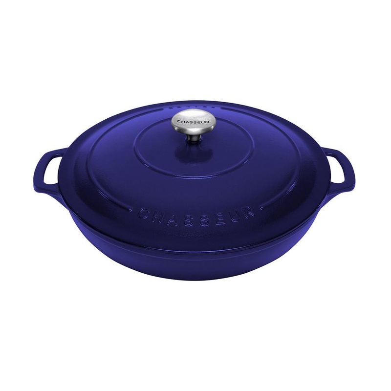 Chasseur Low Round Casserole 30Cm/2.5 Litre Azure 19794
