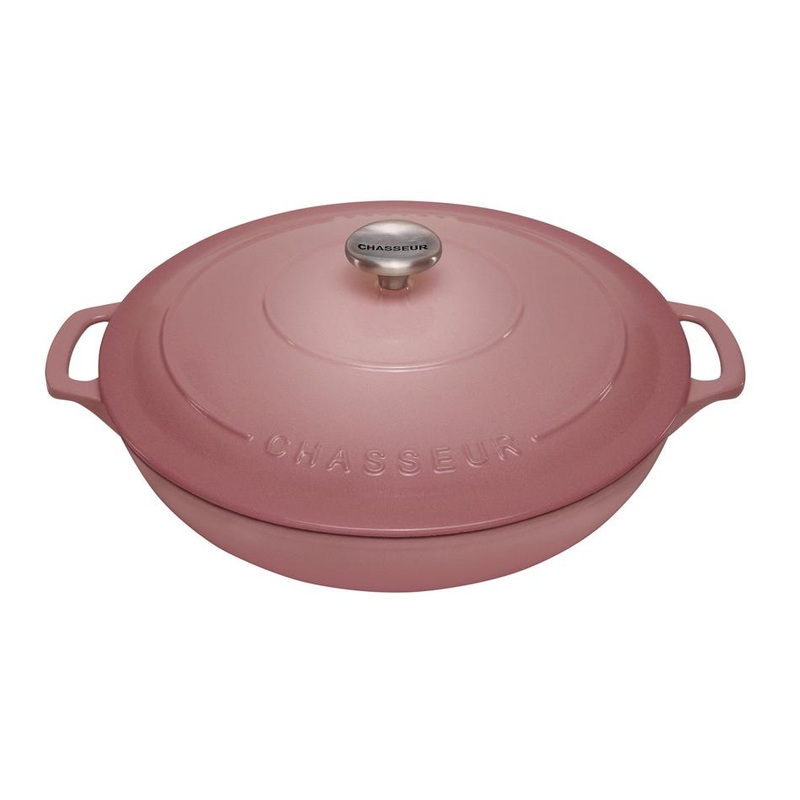 Chasseur Low Round Casserole 30Cm/2.5 Litre Rosewood 19848