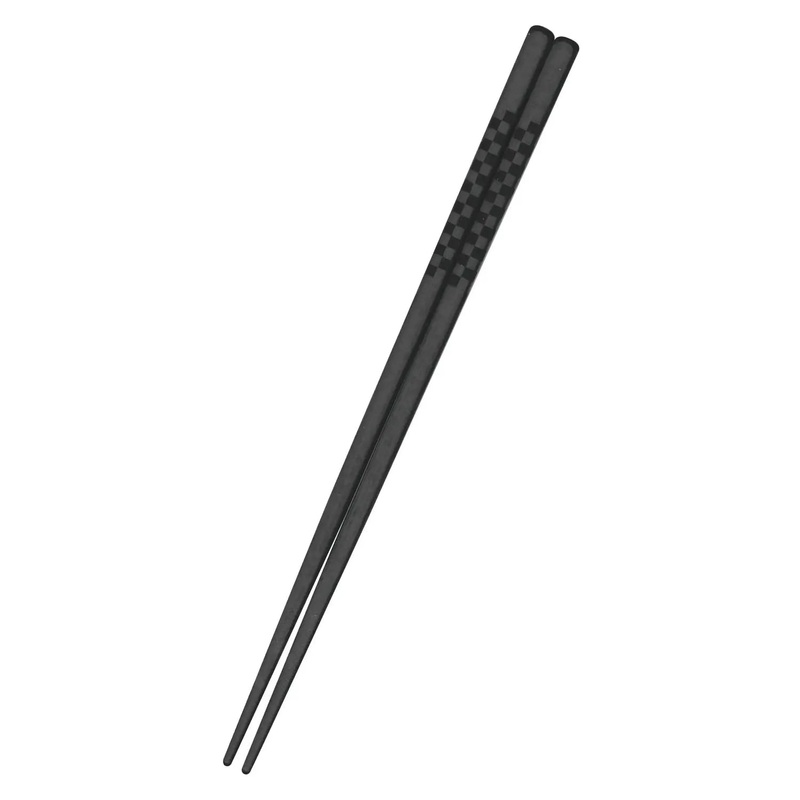 Azumi Sangyo PET-G Square Non-Slip Chopsticks Ichimatsu