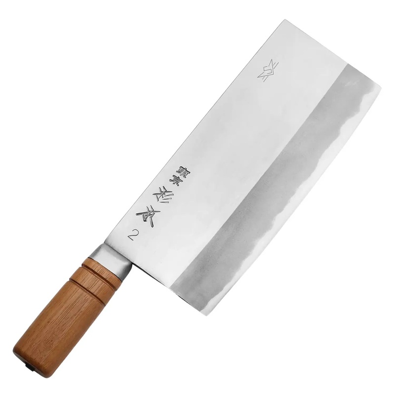 Sugimoto Shirogami Carbon Steel Chinese Cleaver Medium Thick Blade