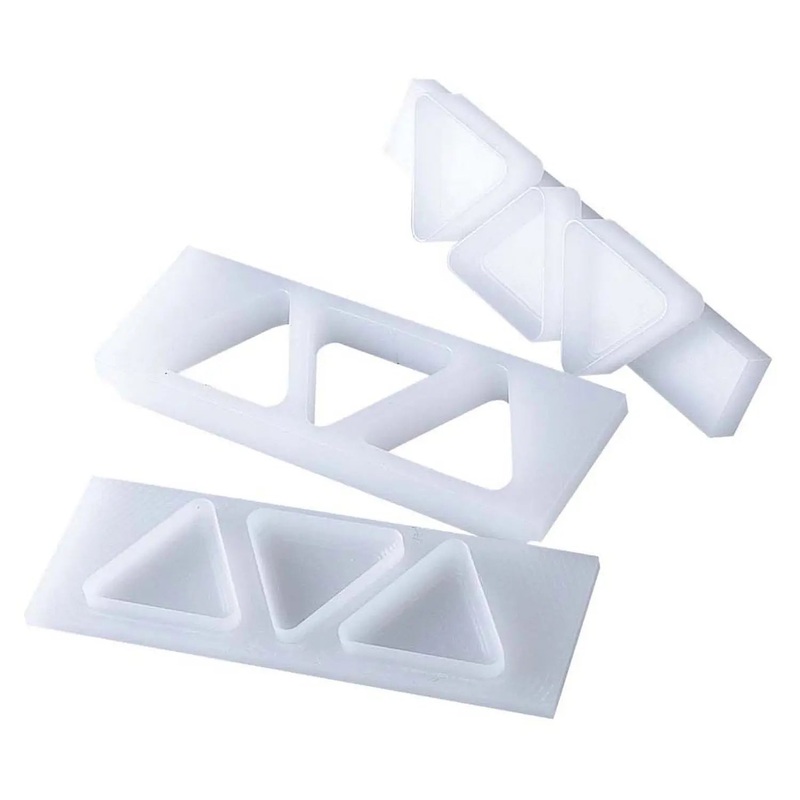 Yamagata Kagaku Polyethylene Onigiri Rice Ball Mold Kansai Style with Press Lid and Bottom Plate