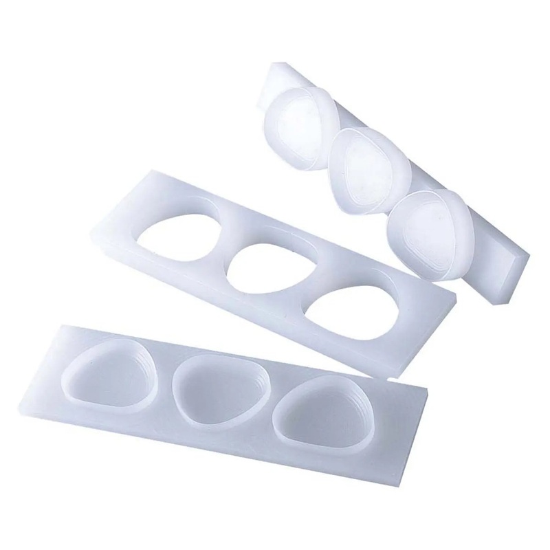 Yamagata Kagaku Polyethylene Onigiri Rice Ball Mold Kanto Style with Press Lid and Bottom Plate