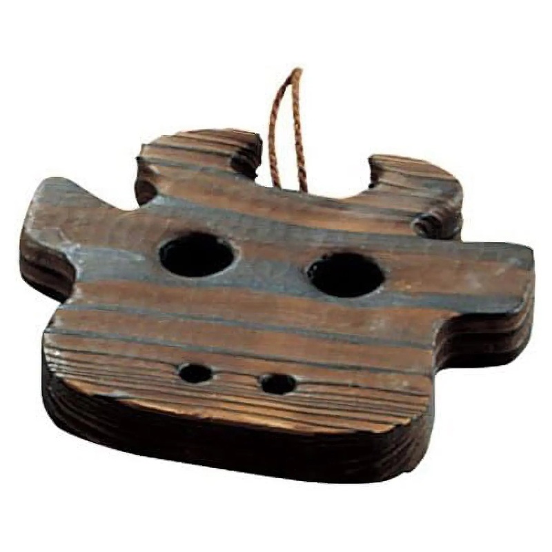 Manyo Natural Wood Pot Mat Cow