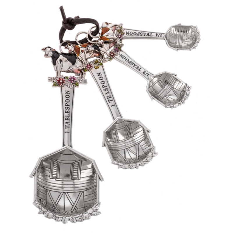Ganz Measuring Spoons (Set of 4): Cows