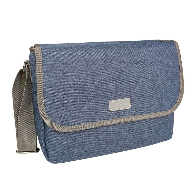 Insulated Lunch Satchel Blue