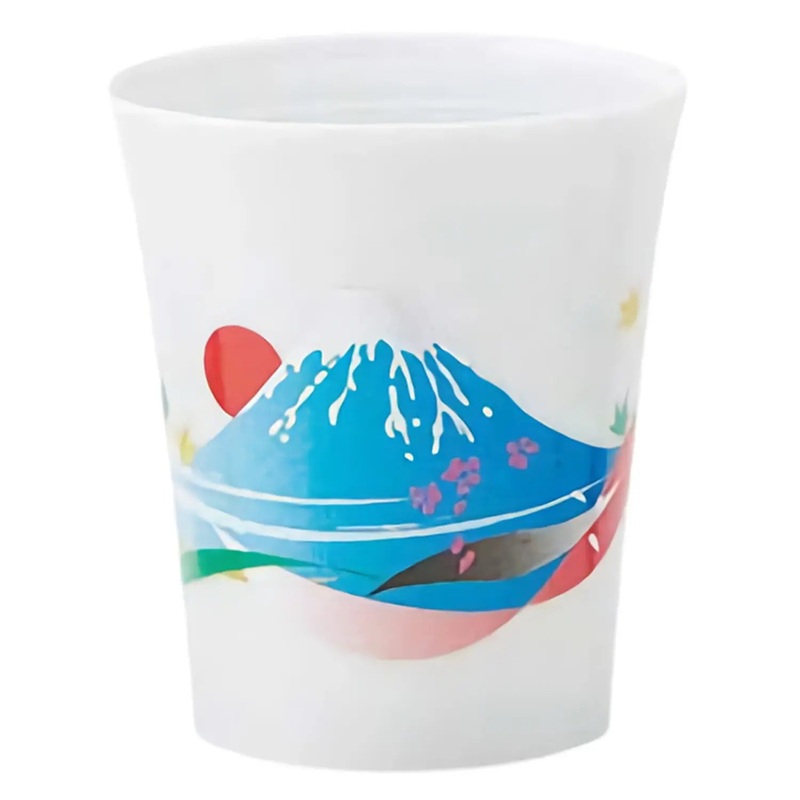 Marumo Takagi Heat Sensitive Ceramics Cup Mt. Fuji