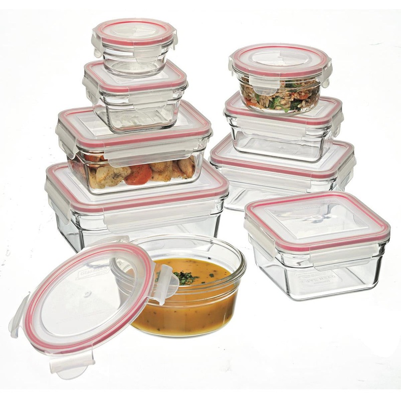 Oven Safe Food Containers - 9 Piece Set