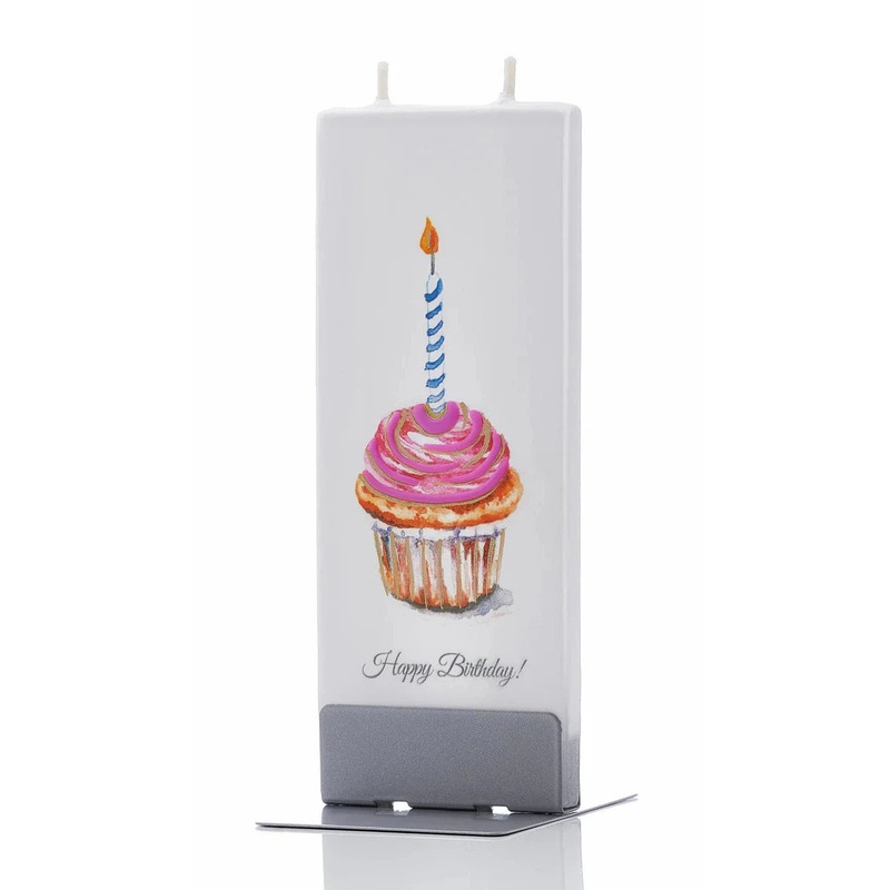 Flatyz Candle: Happy Birthday Cupcake