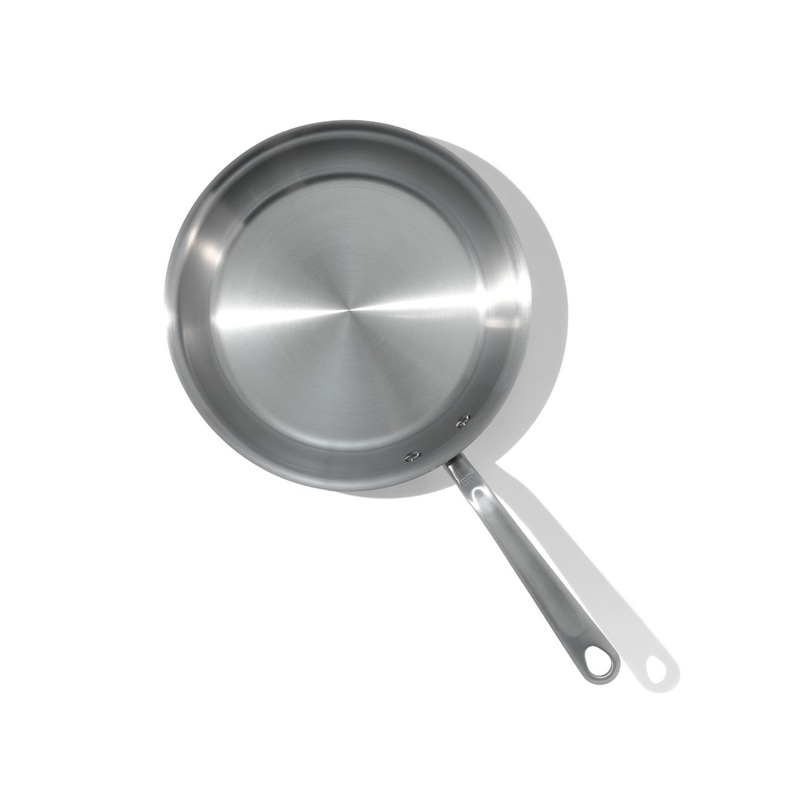 MADE IN Stainless Clad Fry Pan: 10"
