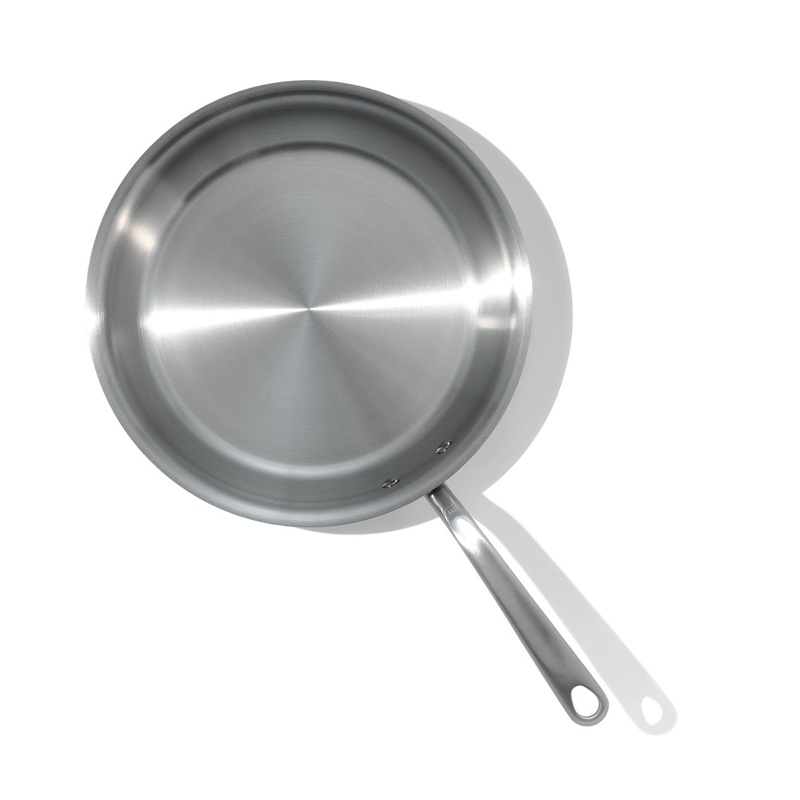 MADE IN Stainless Clad Fry Pan: 12"