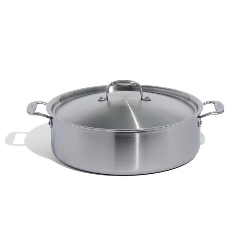 MADE IN Stainless Clad Rondeau with Lid: 10 QT