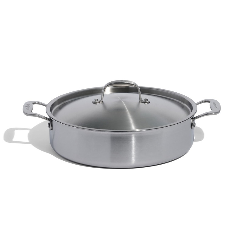 MADE IN Stainless Clad Rondeau with Lid:  6 QT