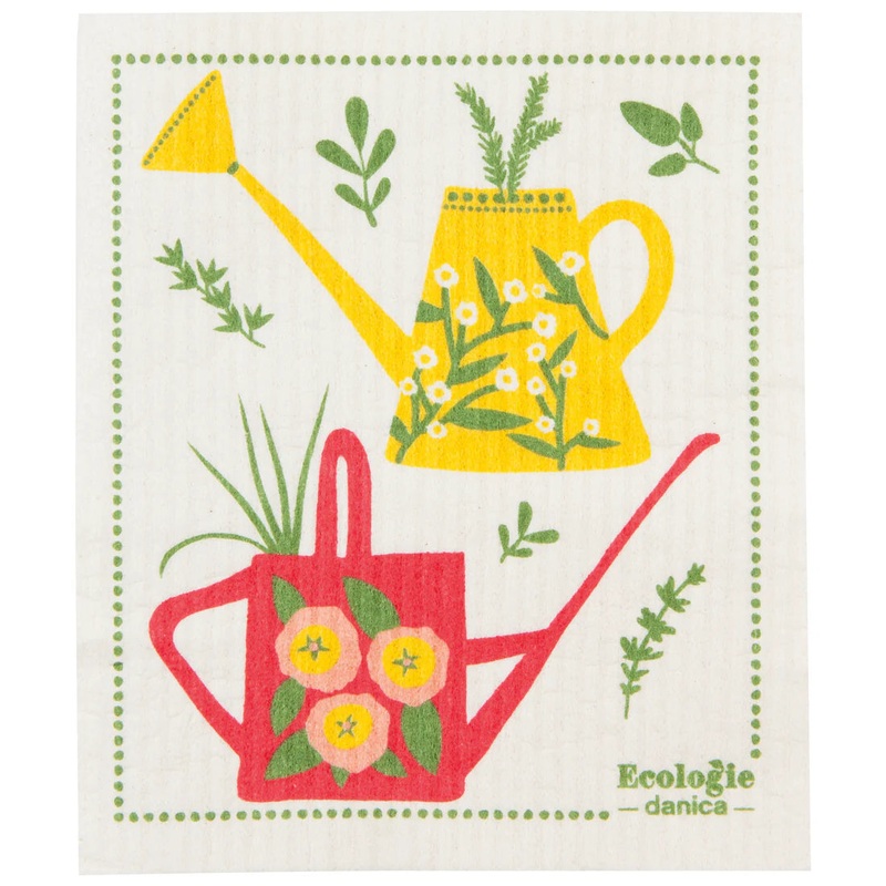 NOW Designs Swedish Dishcloth: Watering Cans