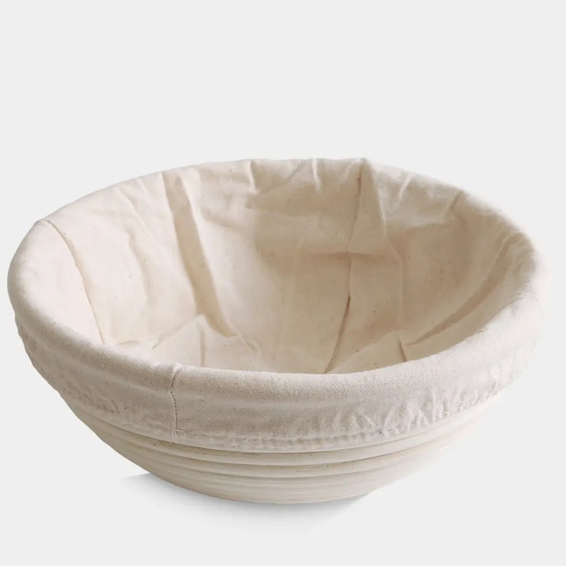 Breadtopia Proofing Basket with Liner: Round,  8"