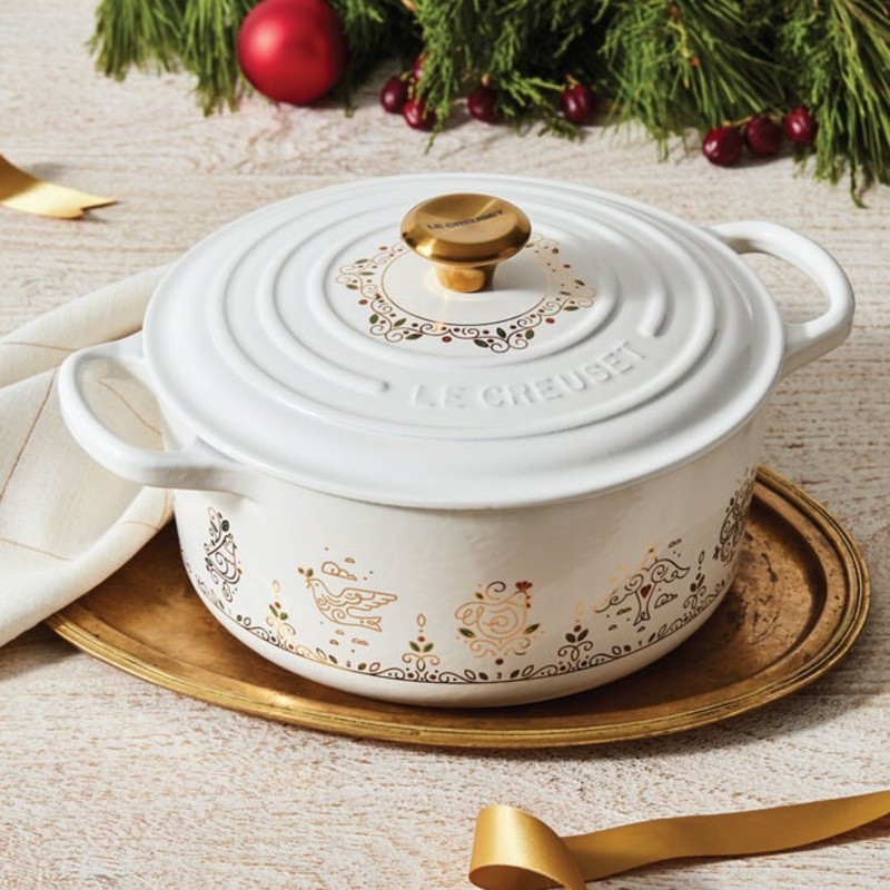 Le Creuset Noel Collection Round Dutch Oven:  3.5 QT, 12 Days of Christmas