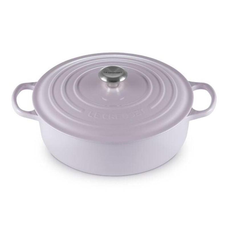 Le Creuset Round Wide Dutch Oven:  6.75 QT, Shallot