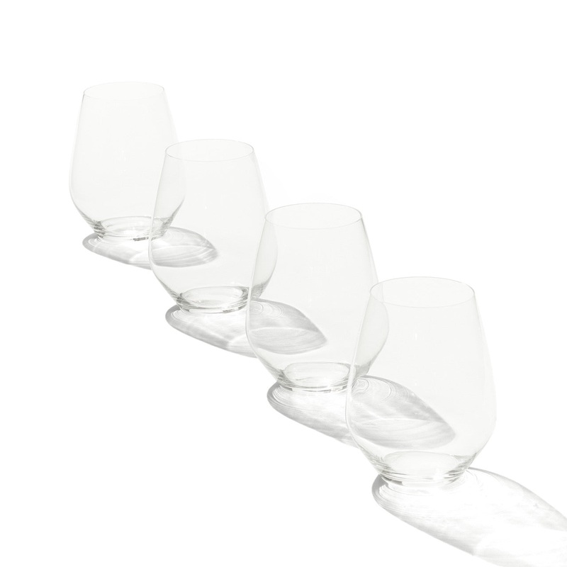 MADE IN Crystal Stemless Wine Glasses (Set of 4)