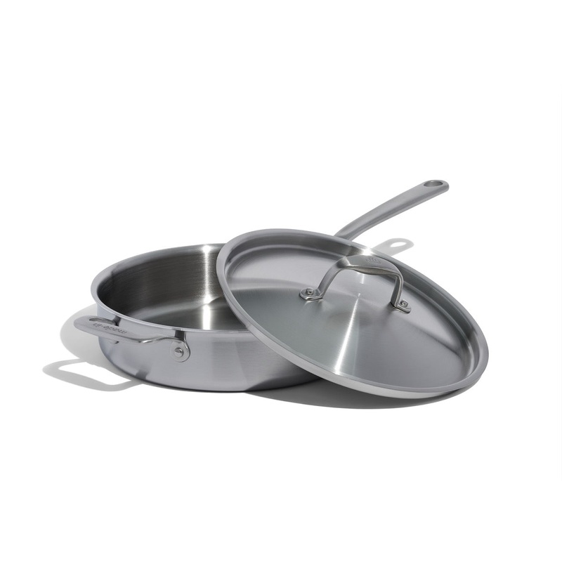 MADE IN Stainless Clad Saute Pan with Lid: 3.5 QT