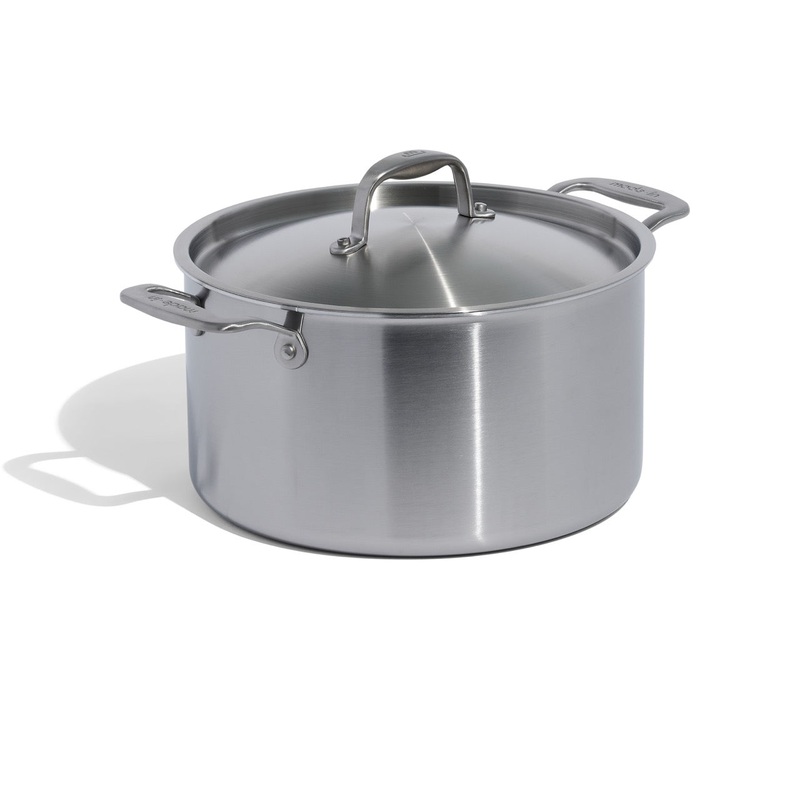 MADE IN Stainless Clad Stock Pot with Lid:  8 QT