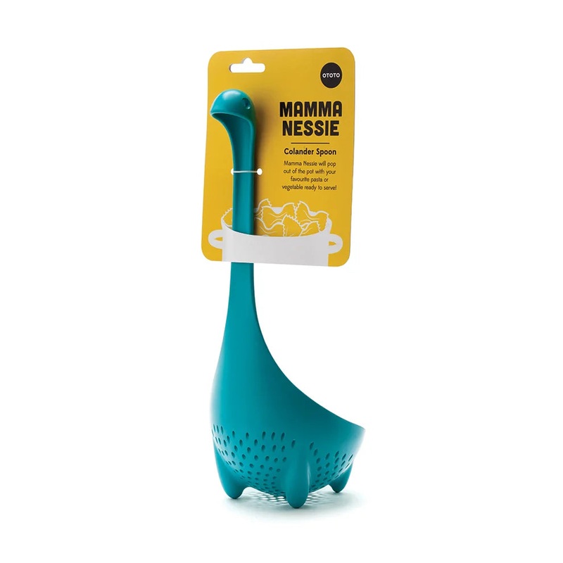 OTOTO Nessie Colander Ladle: Turquoise
