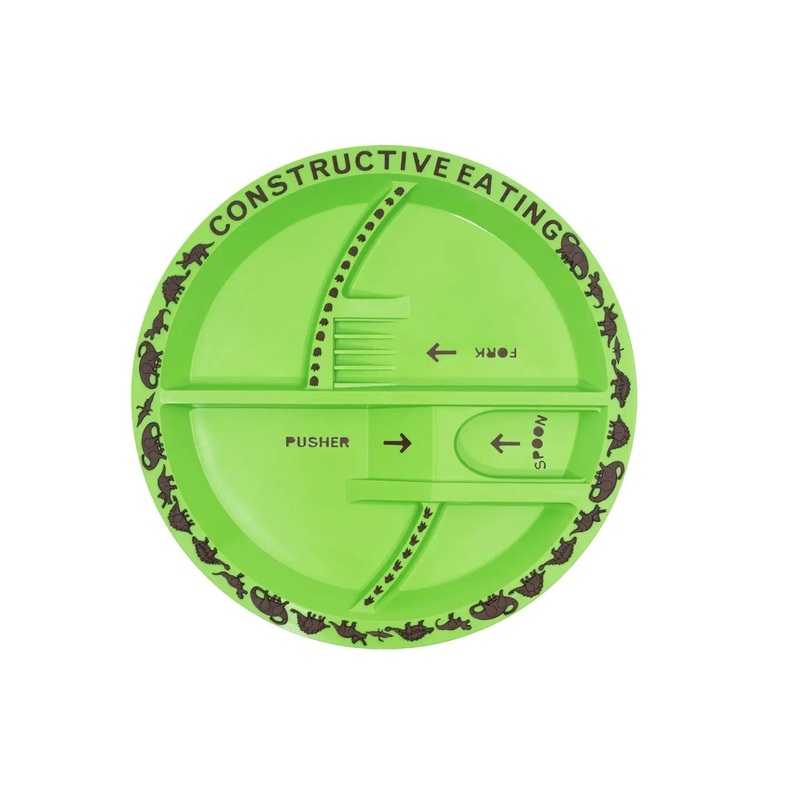Constructive Eating Plate: Dino
