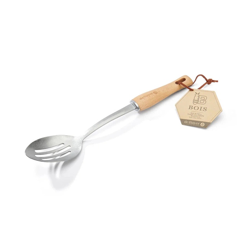 de Buyer B BOIS Slotted Spoon
