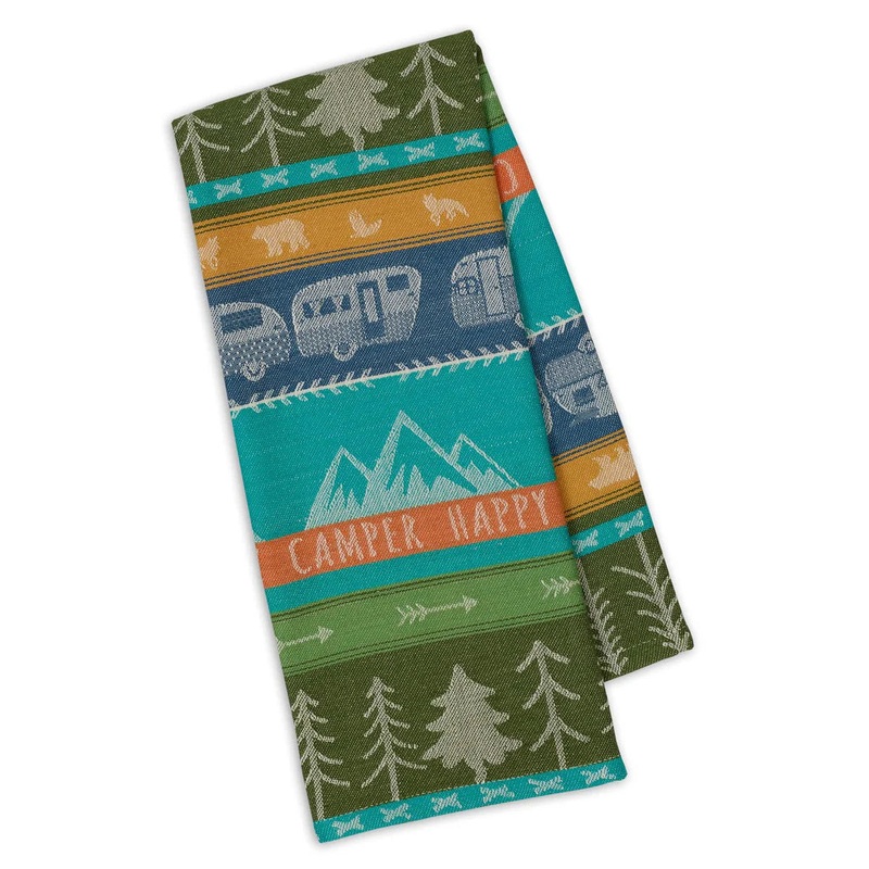 DII Dishtowel: RV Park Jacquard
