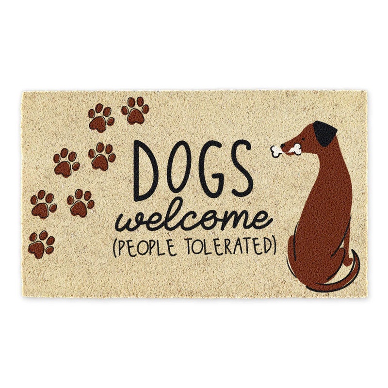 DII Doormat: Dogs Welcome