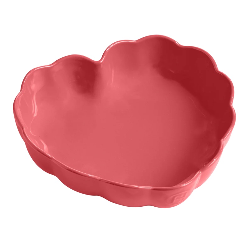Emile Henry Cake Dish: Madeleine Heart, Rose Candy