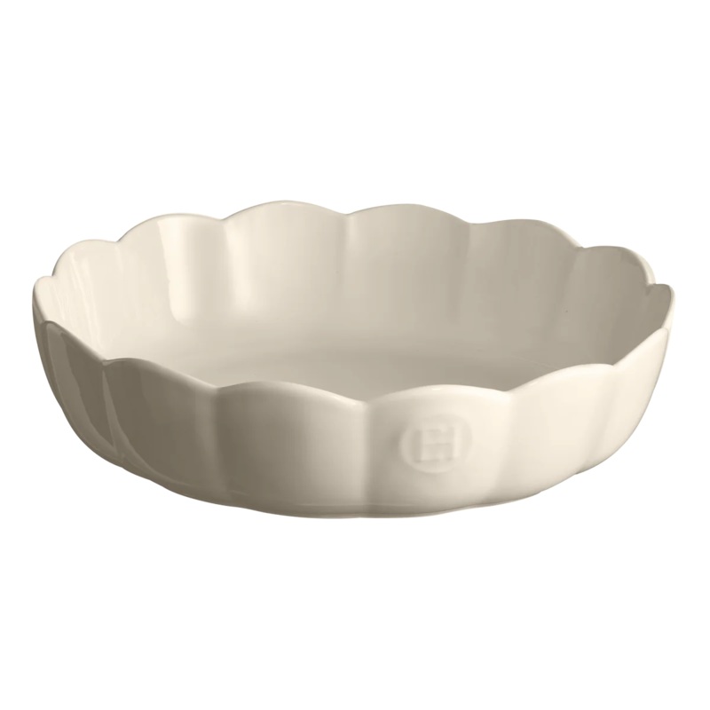 Emile Henry Cake Dish: Madeleine Round, Clay