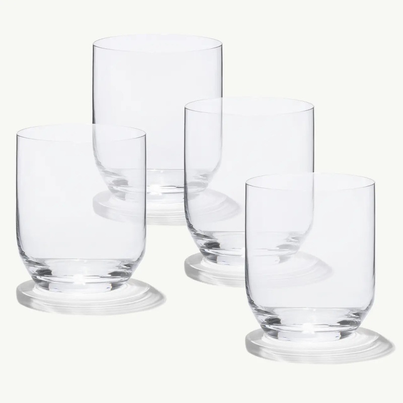 MADE IN Crystal Drinking Glasses (Set of 4)