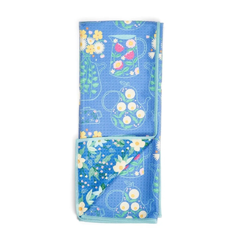Once Again Home Anywhere Towel: MT Flower Teapot
