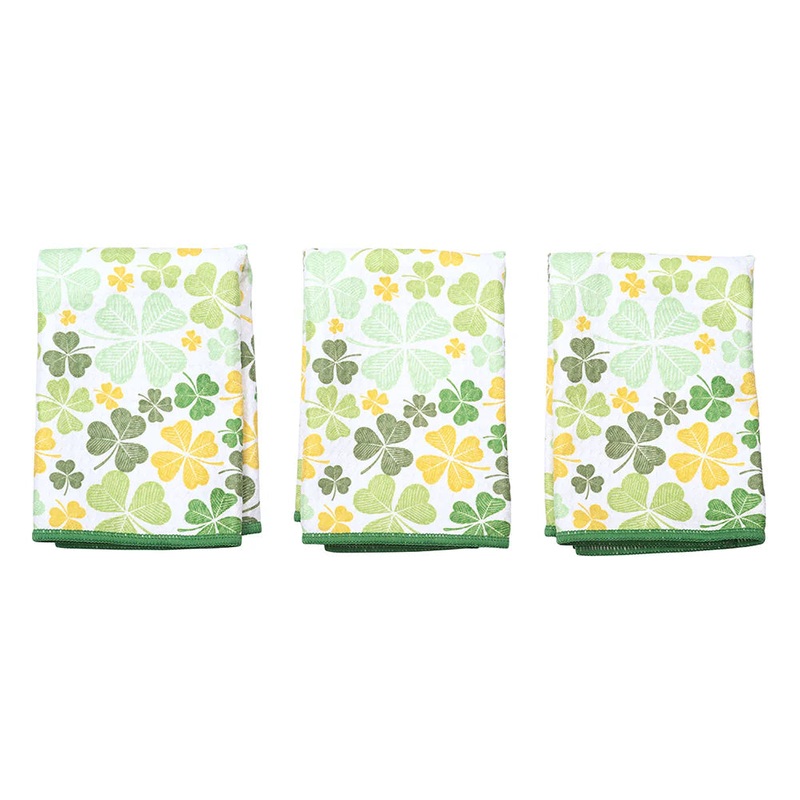 Once Again Home Mighty Mini Towels (Set of 3): Shamrock