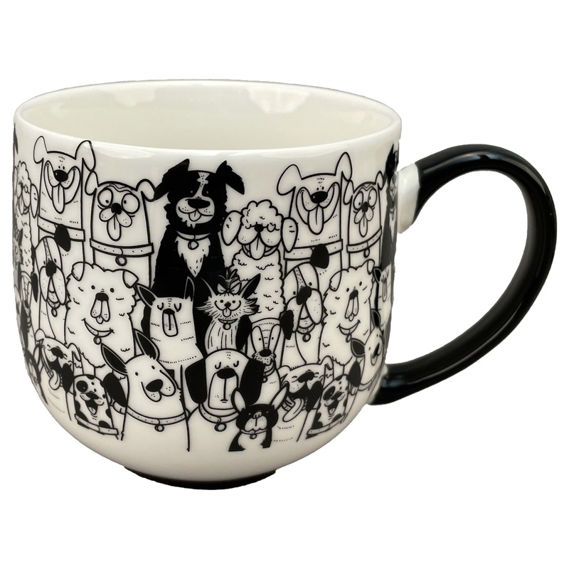 BIA Paws Cafe Mug: 19 oz., Dog