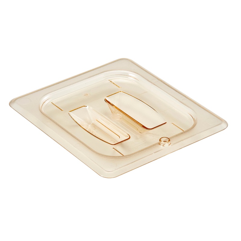 Cambro 1/6 size Amber Lid w/Handle 60HPCH150