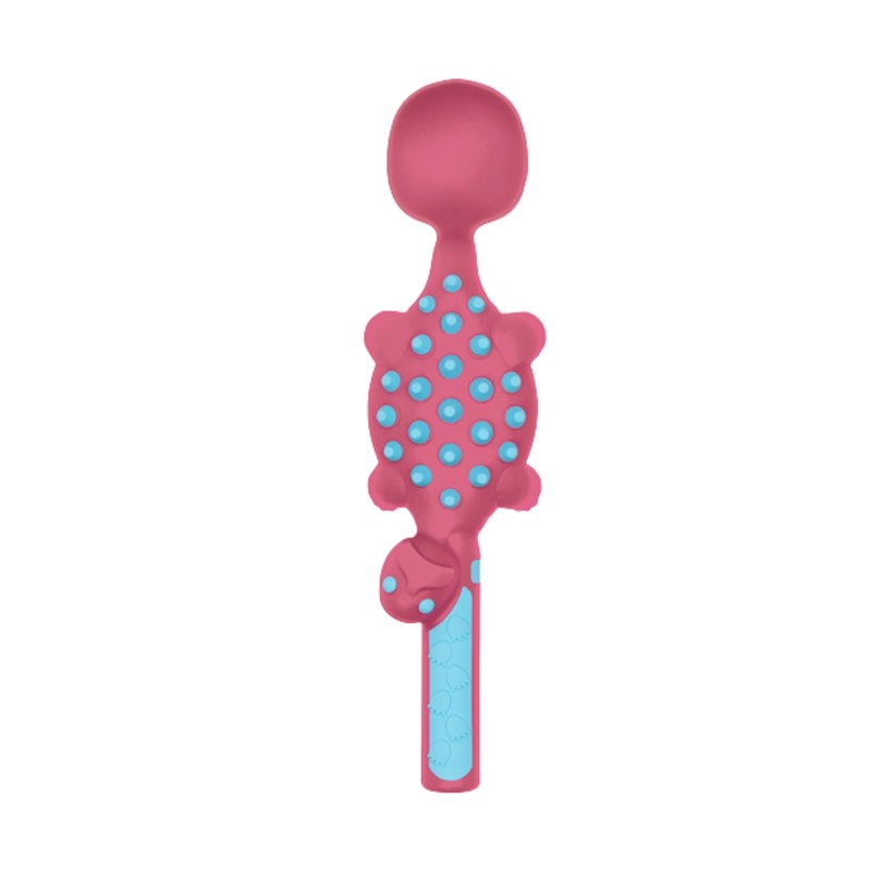 Constructive Eating Utensils: Dino Spoon, Pink