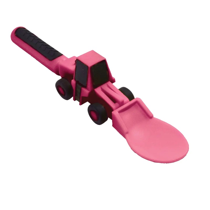 Constructive Eating Utensils: Front Loader Spoon, Pink