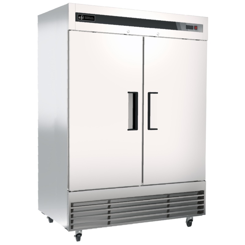 EFI Two Solid Door Refrigerator C2-54VCX