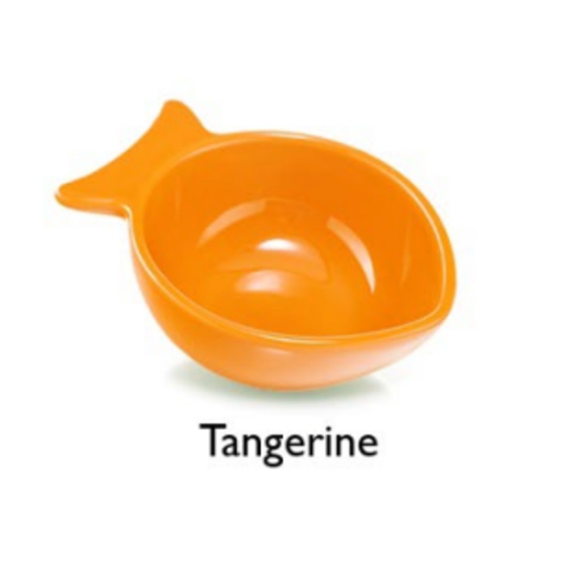 Gurgle Pot Goldfish Dip Bowl: Tangerine