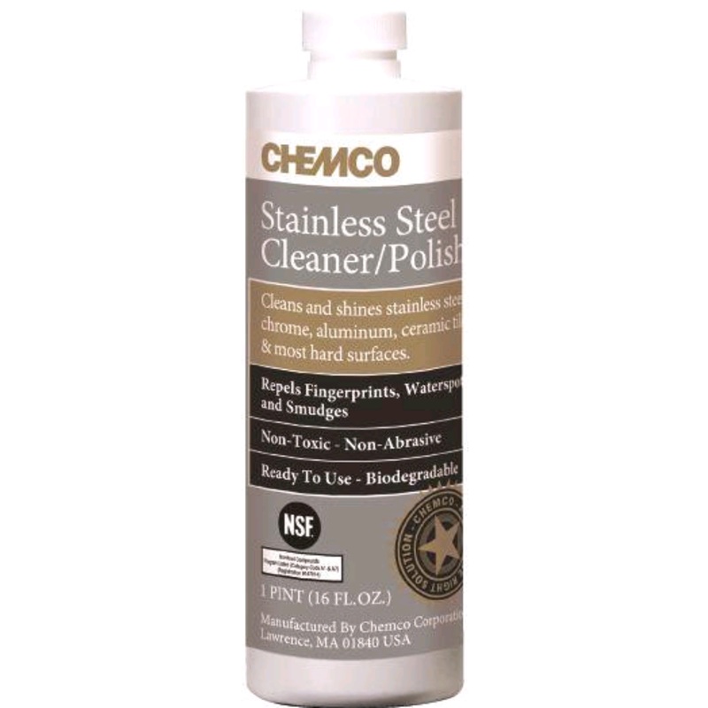 Chemco Stainless Steel Polish (6/1PT) 01-17-1-01, Q837-06